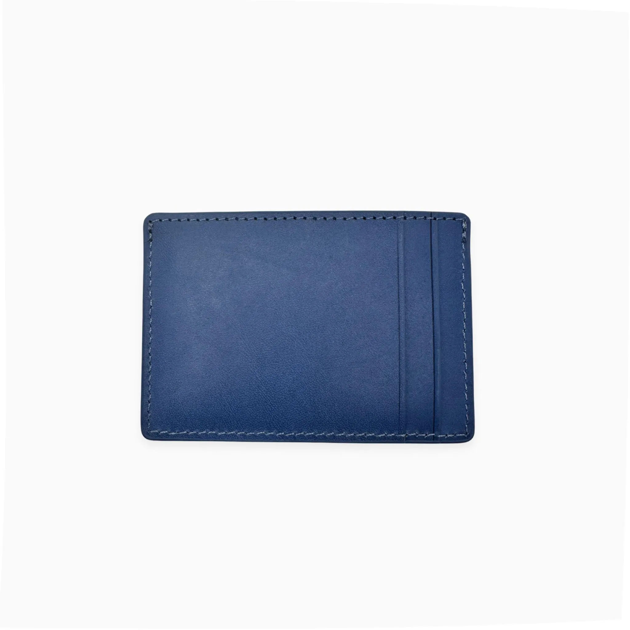 Navy Leather Cardholder