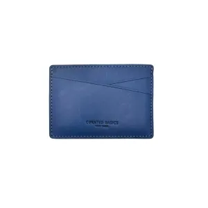 Navy Leather Cardholder