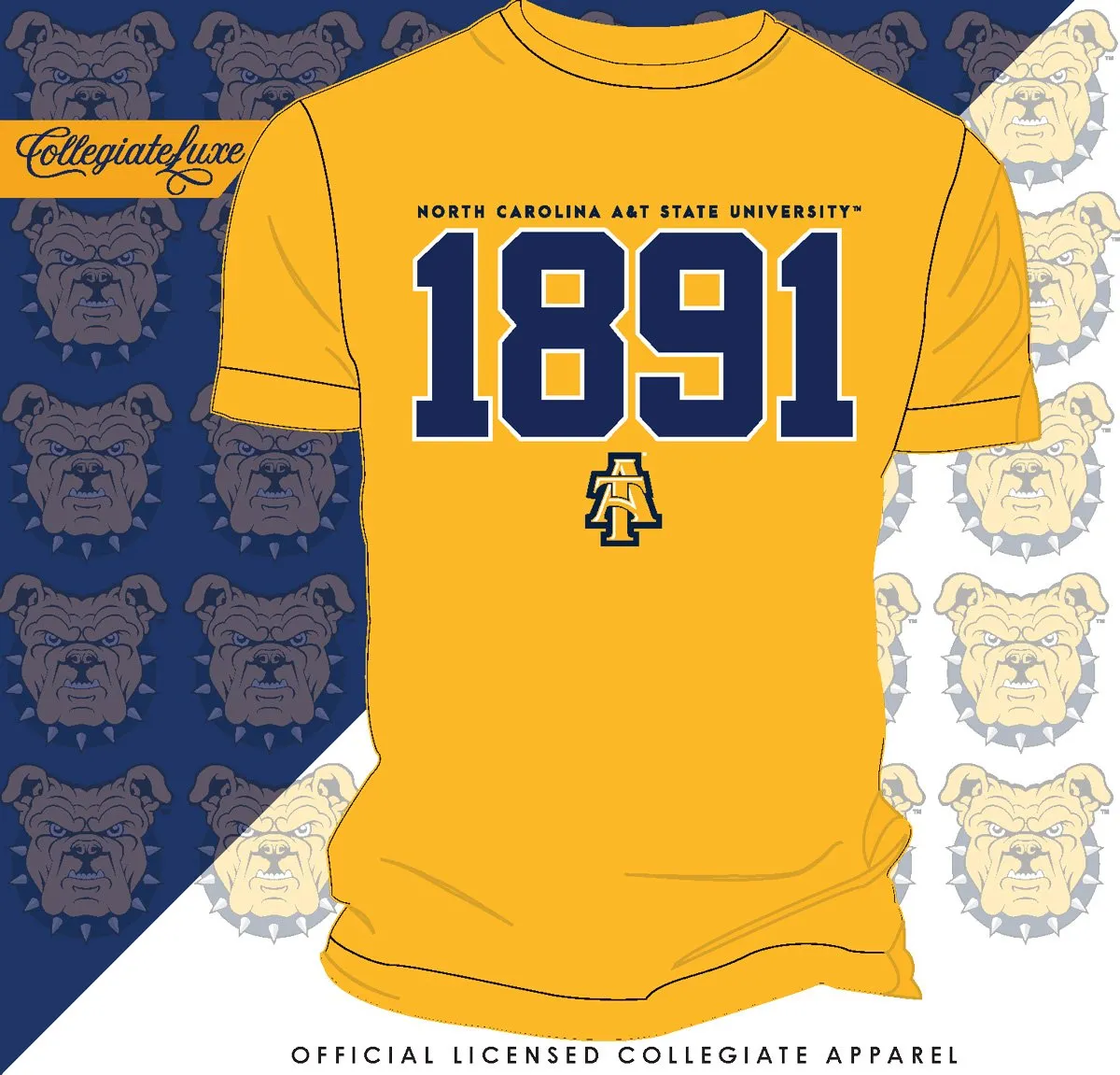 NC A&T AGGIE | EST GOLD | 1891 Unisex Tees (**)