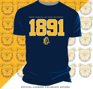 NC A&T AGGIES | EST 1891 Unisex Tees (DK'N)