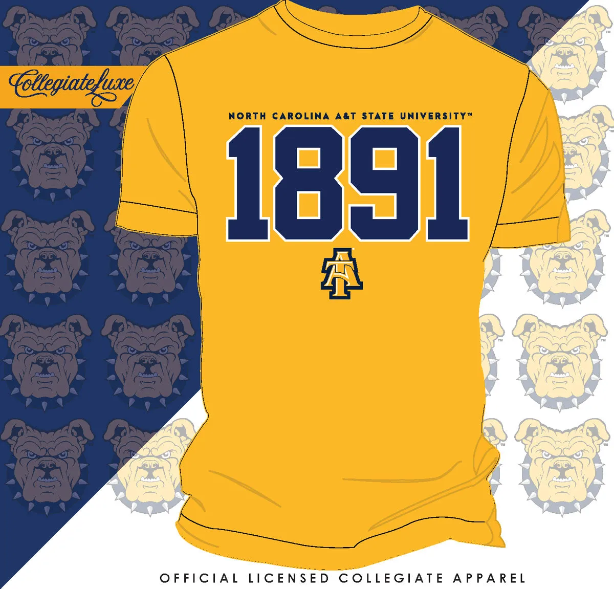 NC A&T AGGIES | EST 1891 Unisex Tees (DK'N)