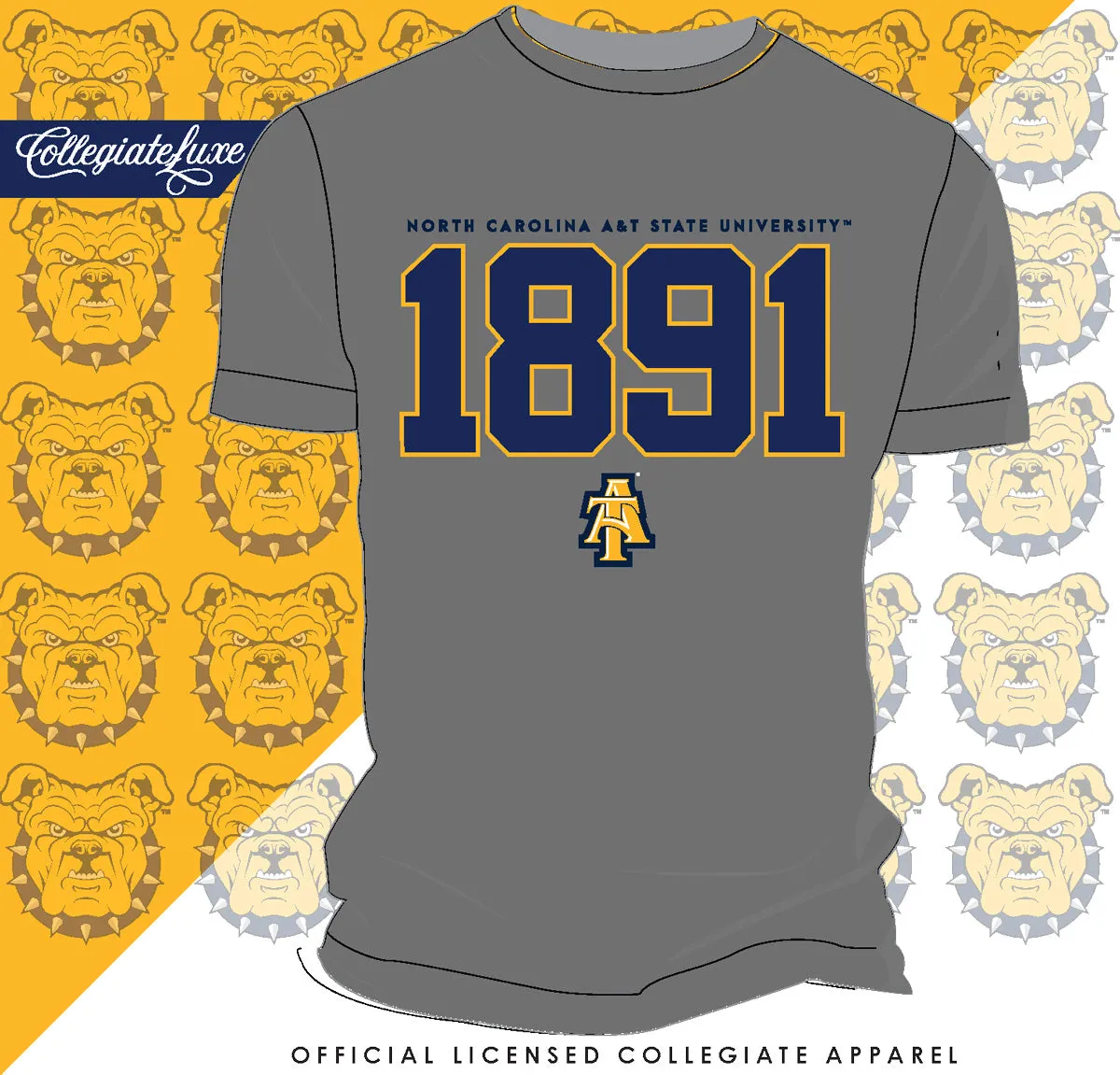 NC A&T AGGIES | EST 1891 Unisex Tees (DK'N)