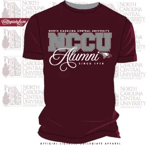 NCCU | FANCY ALUMNI Maroon Unisex Tees (Z)