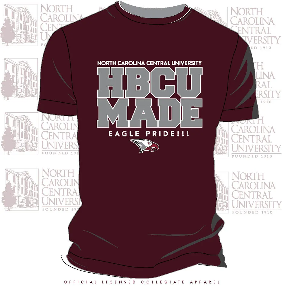 NCCU | HBCU MADE Maroon Unisex Tees (Z)
