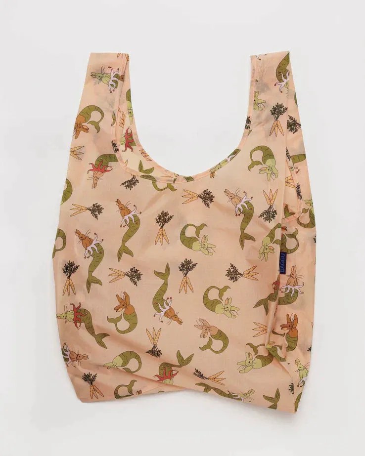 NEW BAGGU - Reusable Grocery Bag - Merbunny, holds up to 50 lbs, approx 2-3 grocery bags worth of stuff