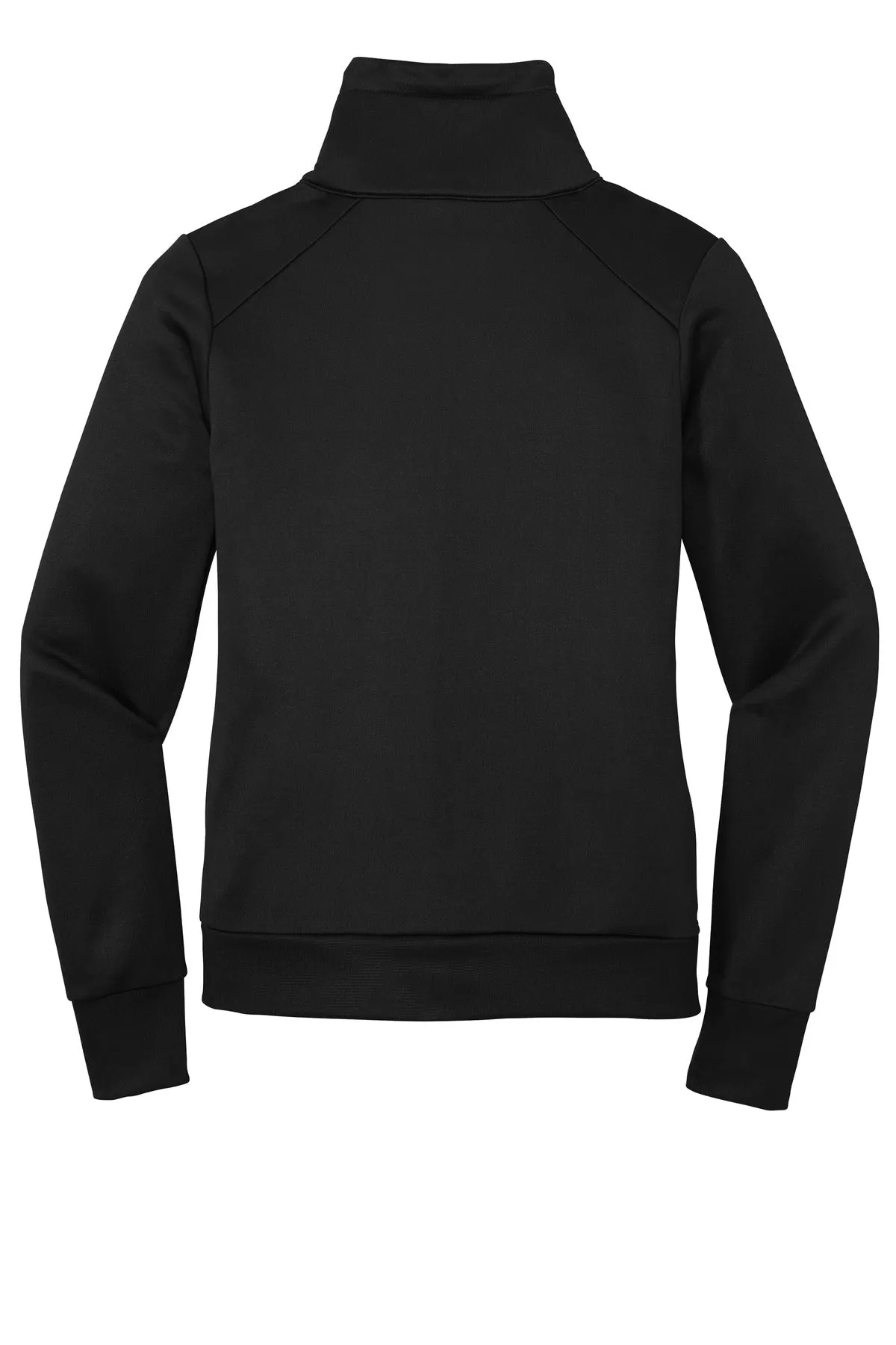 New Era Women's Performance Terry Full-Zip Cowl LNEA530 Black