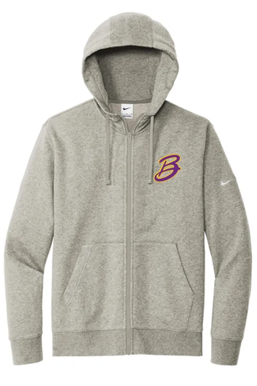 Nike Club Fleece Sleeve Swoosh Full-Zip Hoodie - BBT25