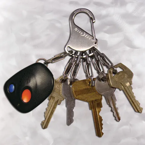 Nite ize - Keyrack black S Biner (Stainless)
