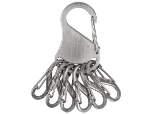 Nite ize - Keyrack black S Biner (Stainless)