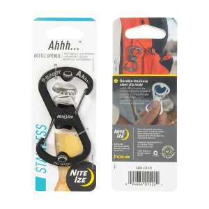 Nite Ize S-Biner Ahhh Stainless Bottle Opener