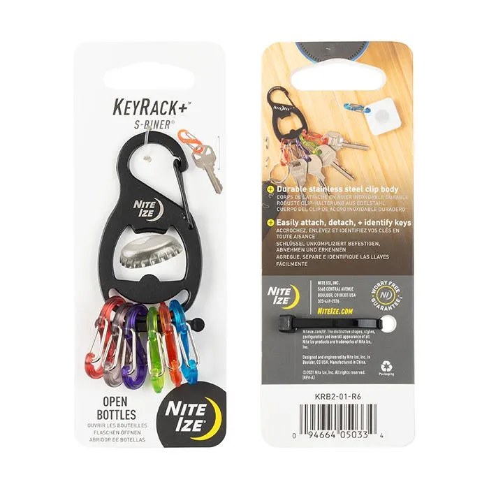 NiteIze - KeyRack  S-Biner - Black