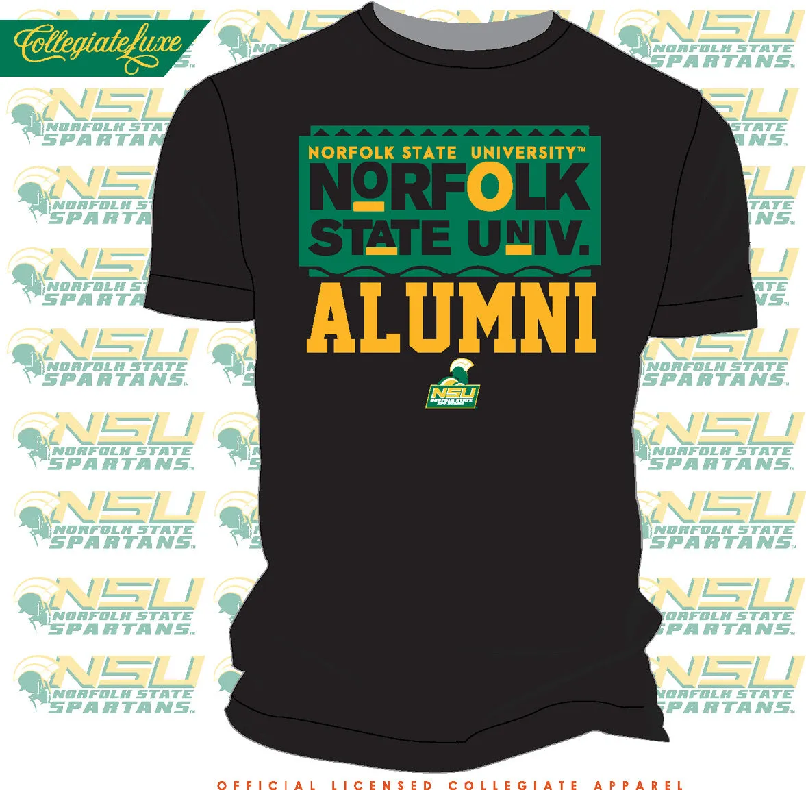 NORFOLK ST. | 90s ALUMNI Black Unisex Tees (**)