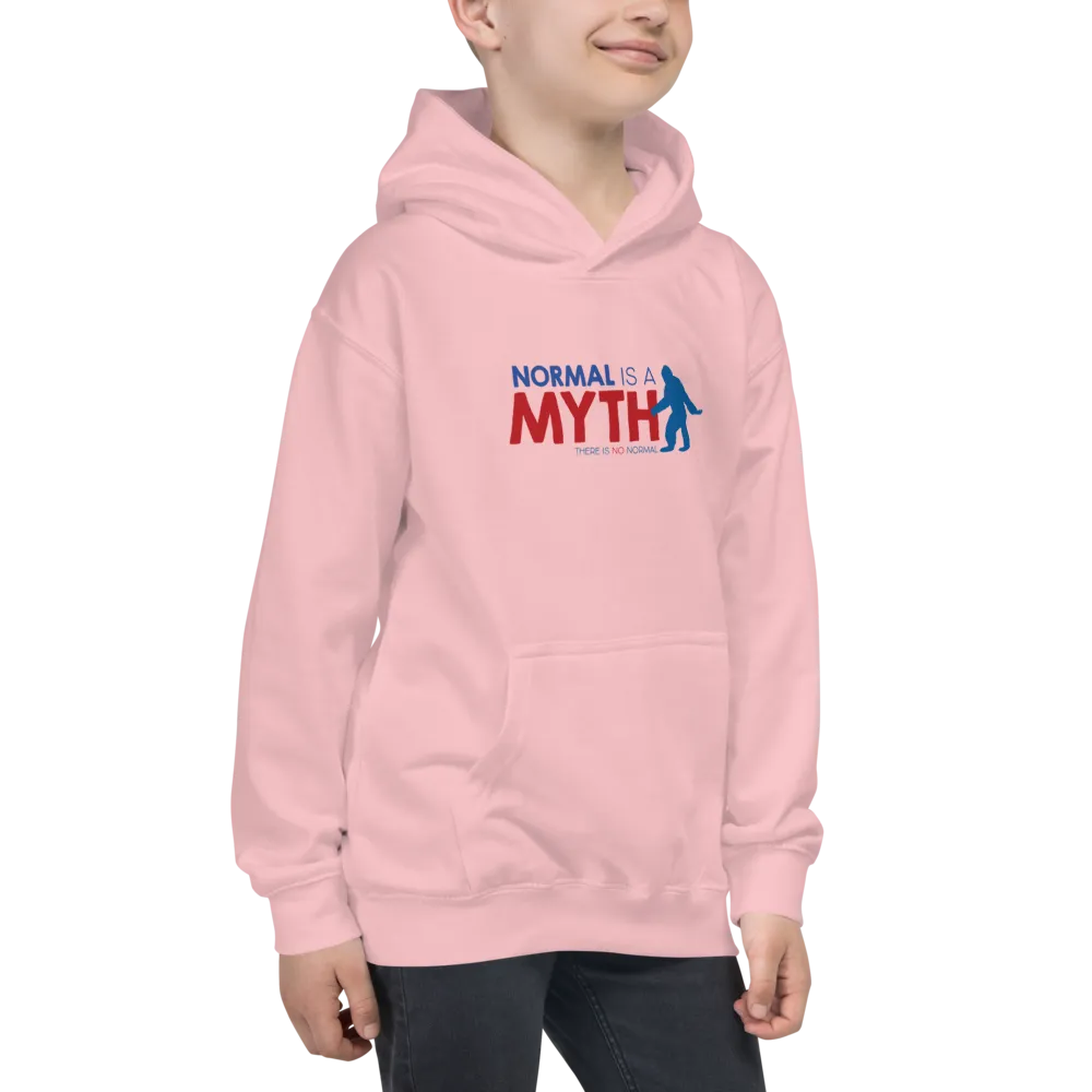 Normal is a Myth (Bigfoot) Kid's Hoodie