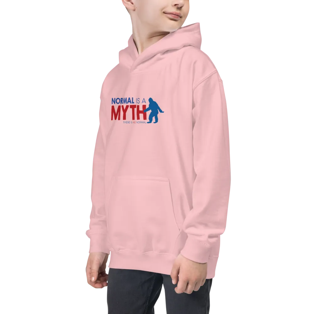 Normal is a Myth (Bigfoot) Kid's Hoodie
