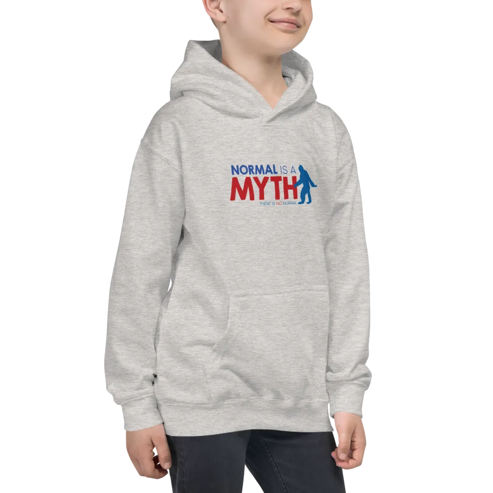 Normal is a Myth (Bigfoot) Kid's Hoodie
