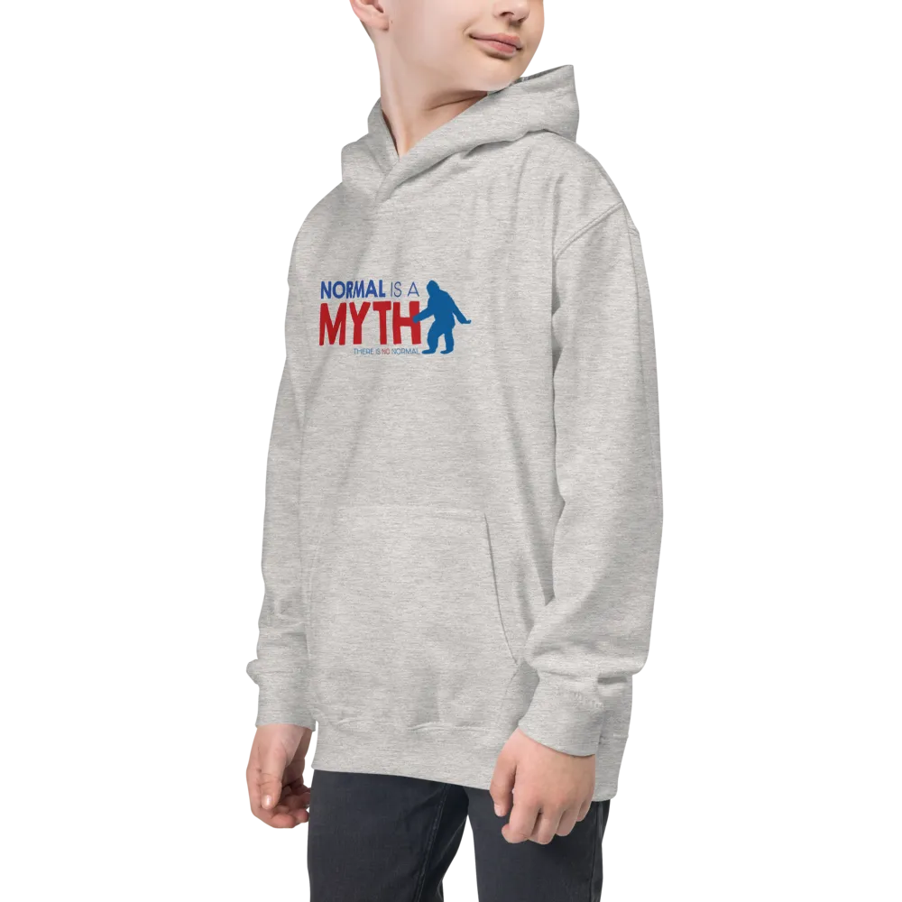 Normal is a Myth (Bigfoot) Kid's Hoodie