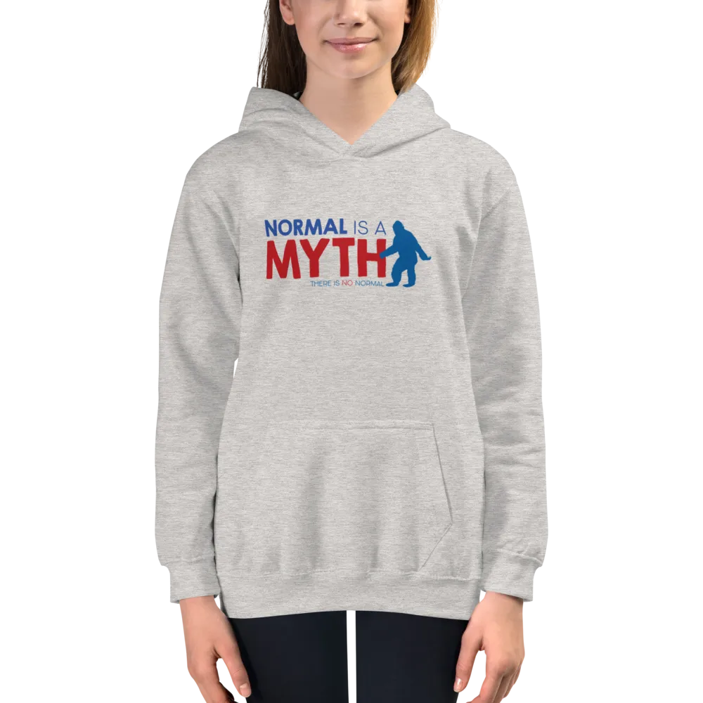 Normal is a Myth (Bigfoot) Kid's Hoodie