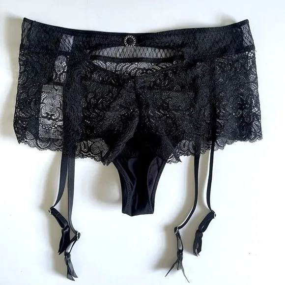 NWT Marie Jo Linda hotpants with suspenders size M