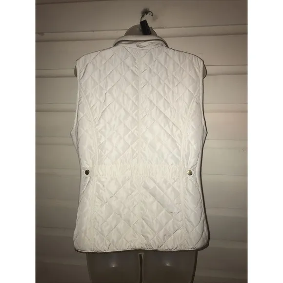 NWT The Savile Row Quilted Full Zip Vest Size L