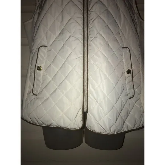 NWT The Savile Row Quilted Full Zip Vest Size L