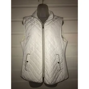 NWT The Savile Row Quilted Full Zip Vest Size L