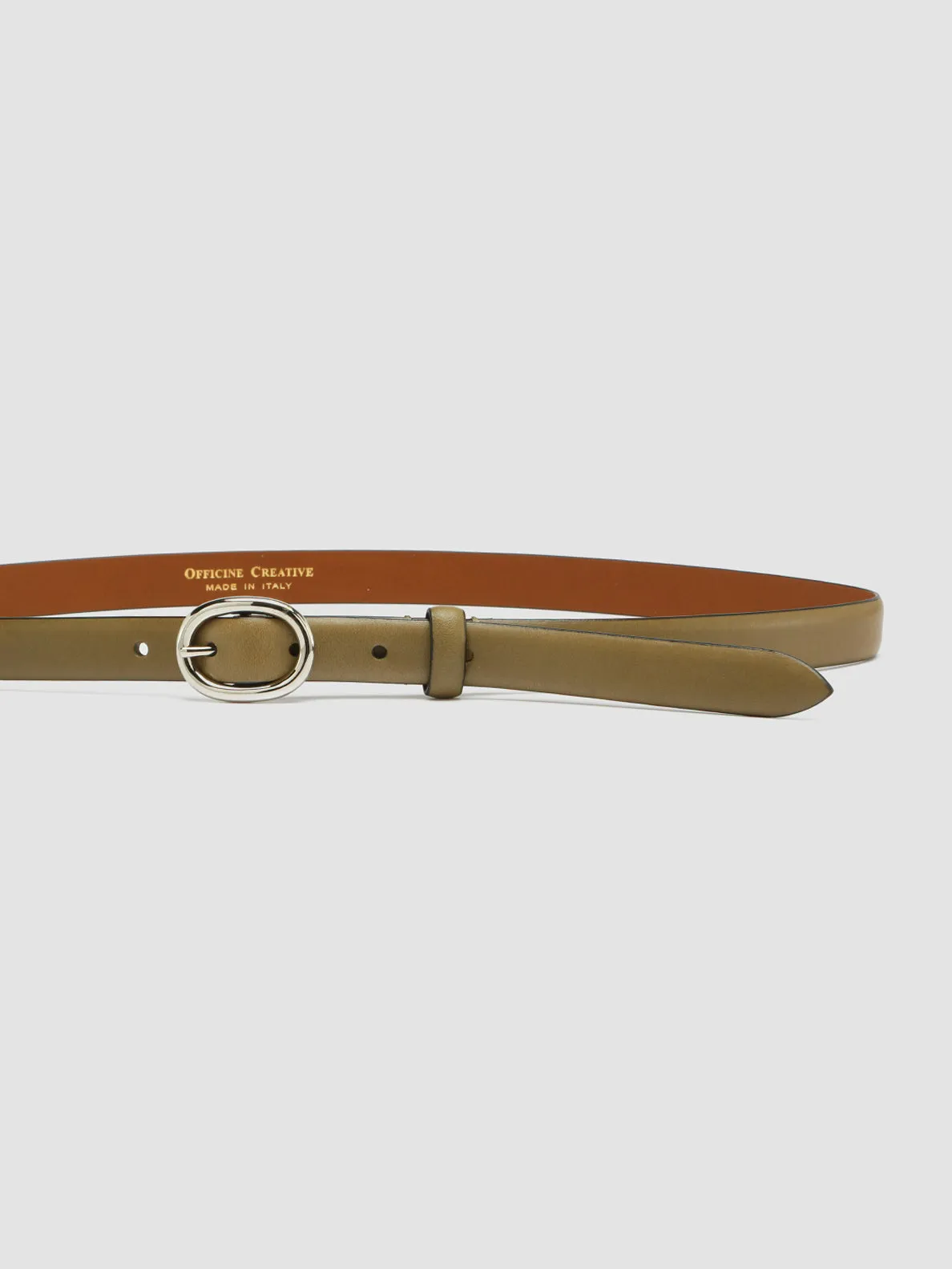 OC STRIP 56 - Green Leather Belt