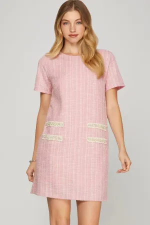 Office Party Tweed Dress