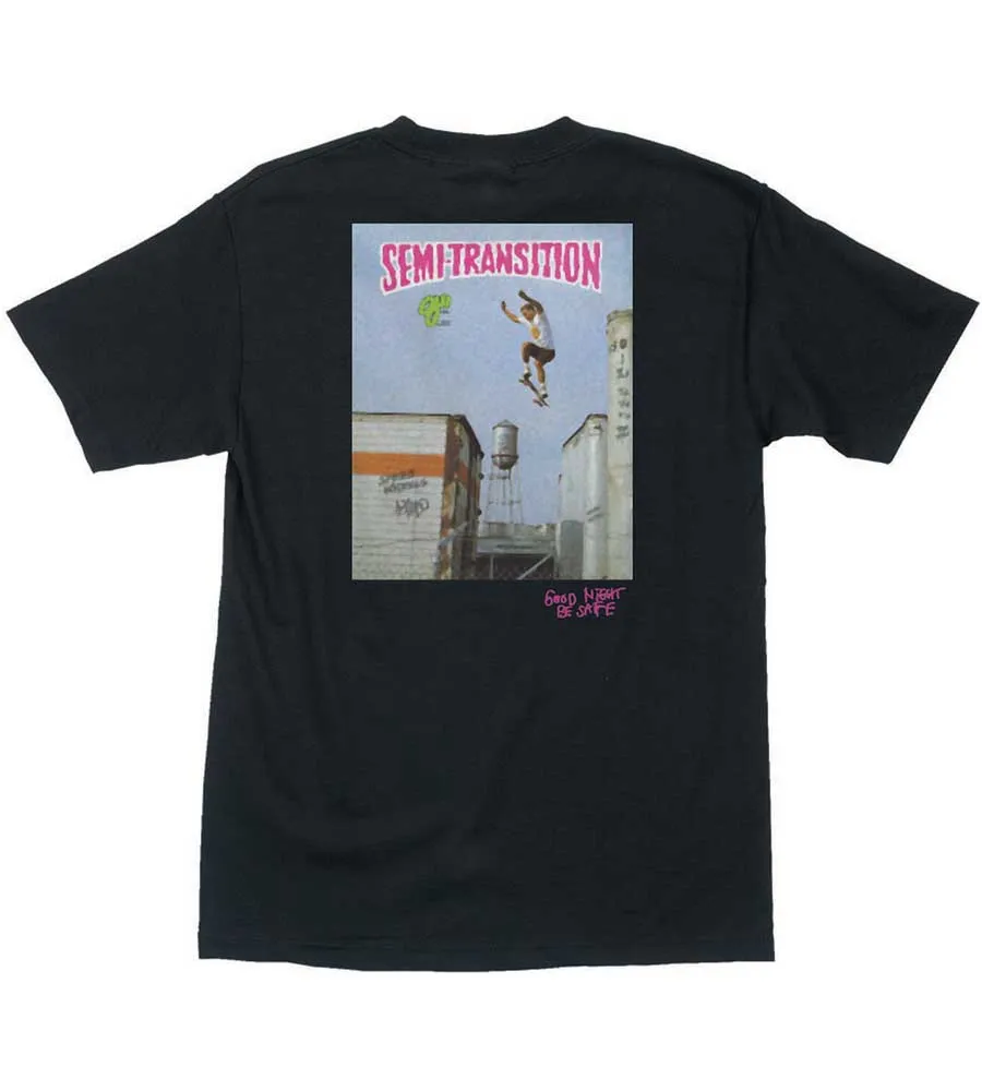 OJ's Natas Goodnight Be Safe T-shirt - Black
