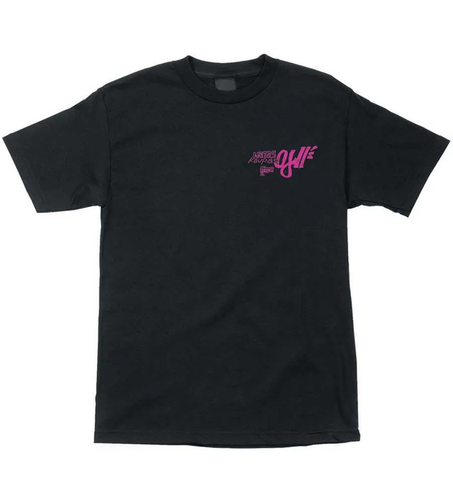 OJ's Natas Goodnight Be Safe T-shirt - Black
