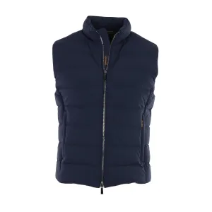Oliver Quilted Down Vest in Ocean