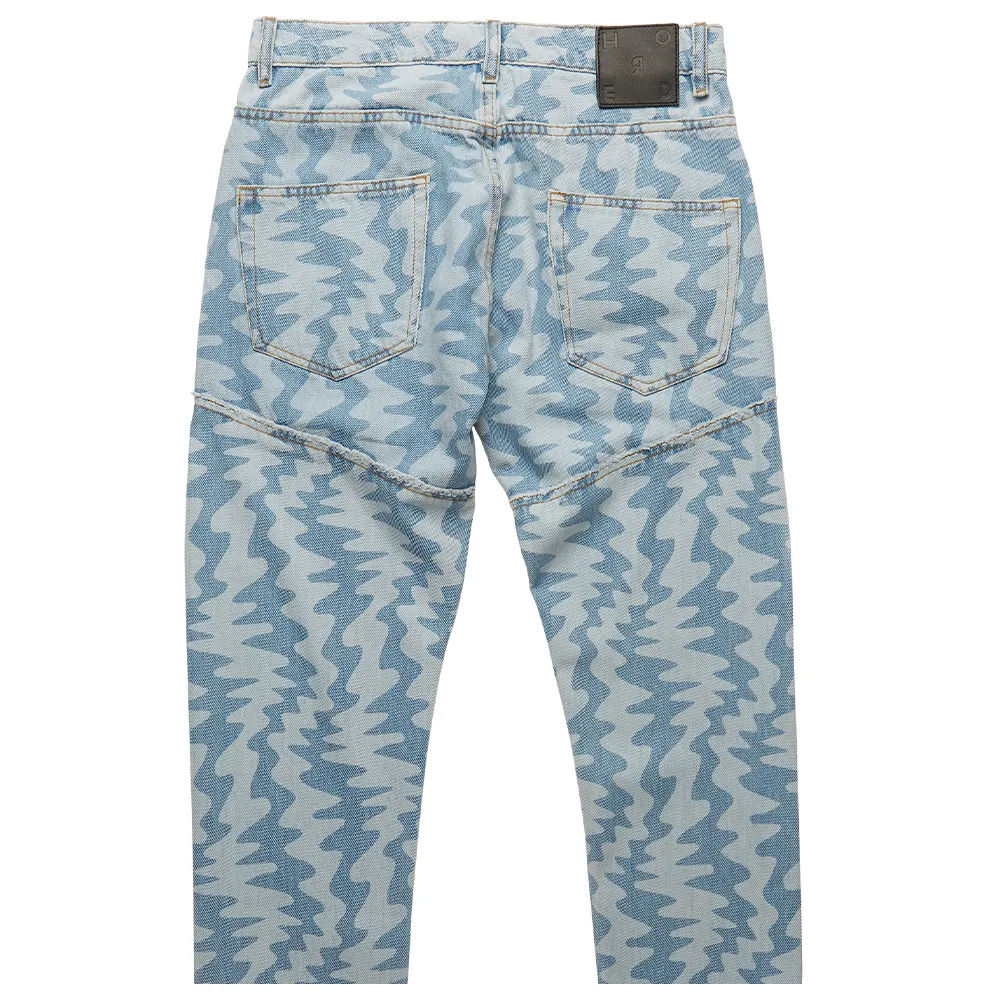 OREN Men's Blue Waves Jeans