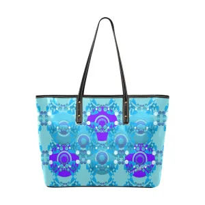 Origen Destination Women's Blu-Hue Rivet-strap Large Tote Bag