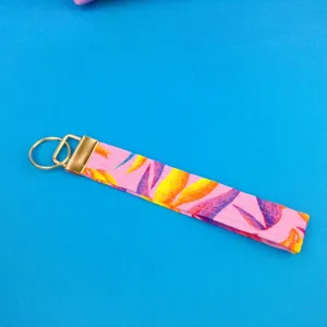 Paradise Birds Key Fob. Kasey Rainbow Design