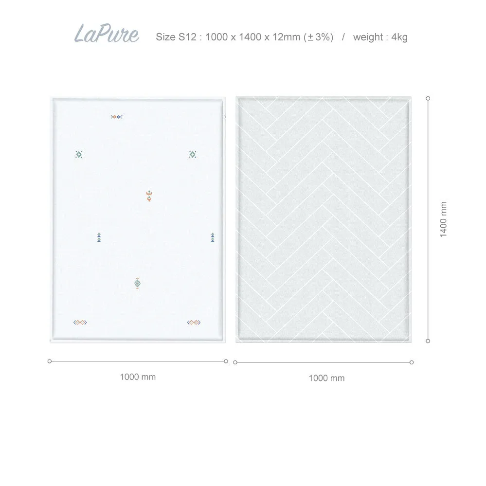 Parklon LaPure Ethnic Herringbone (S12) Size: 1000 x 1400 x 12mm