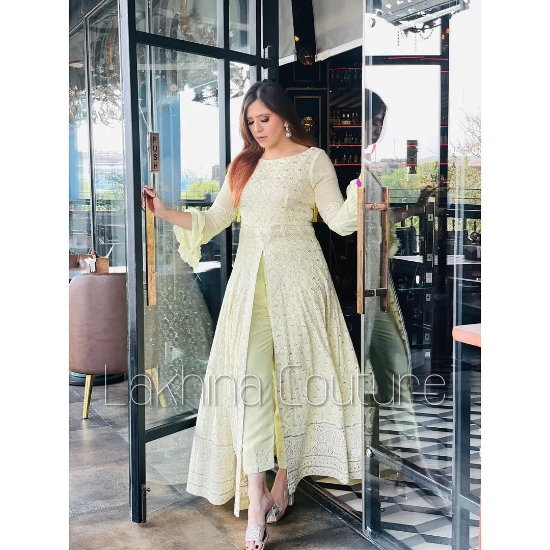 Pastel Green Suit