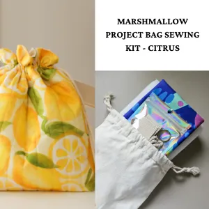 Patil Knits Marshmallow Bag Sewing Pattern Kit - Citrus