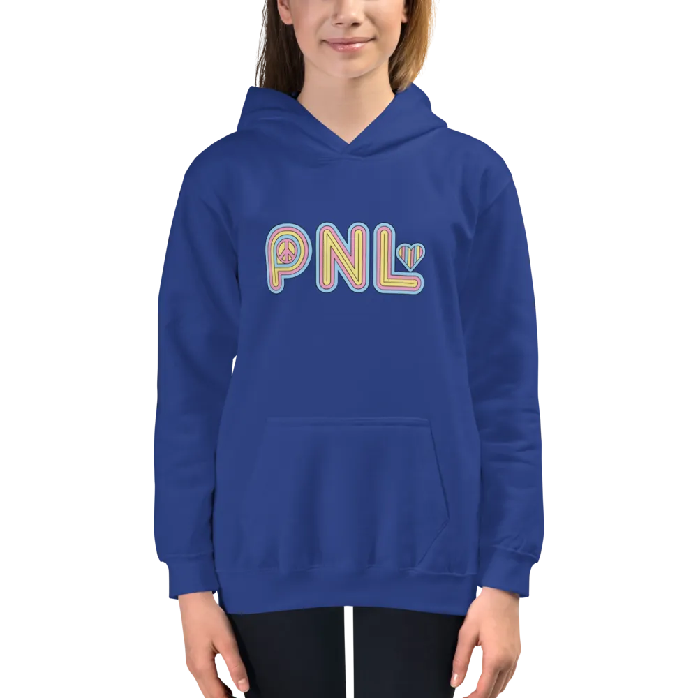 Peace and Love (PNL) Unisex Kids Hoodie