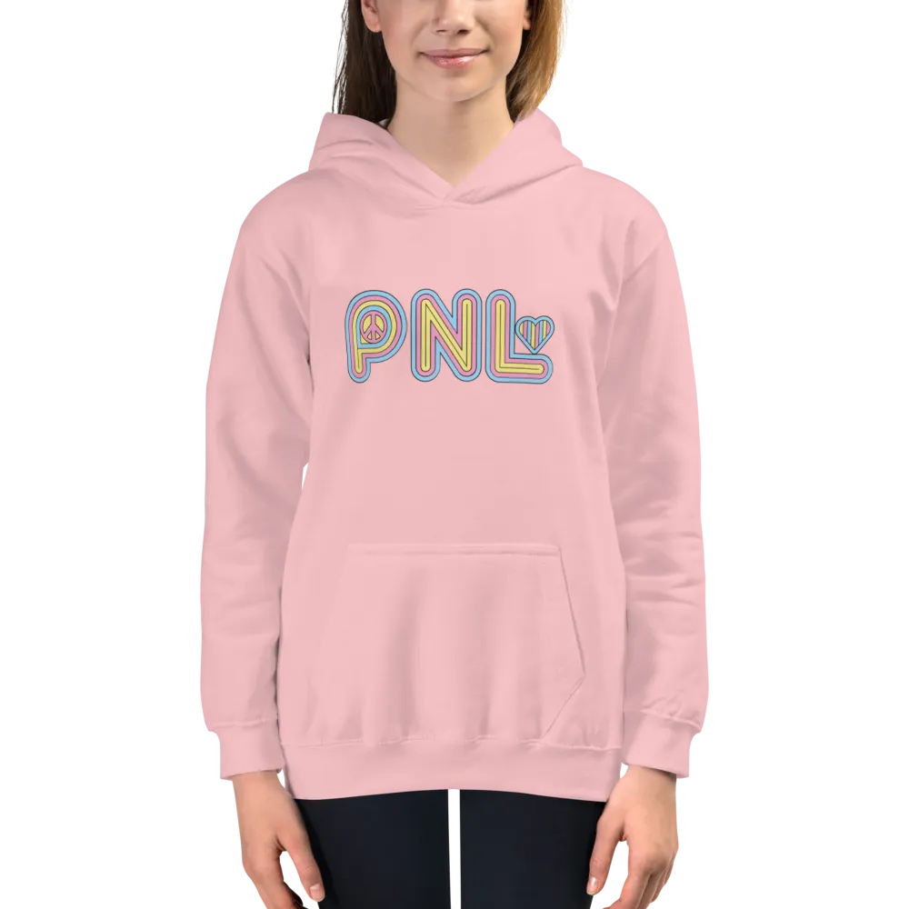 Peace and Love (PNL) Unisex Kids Hoodie