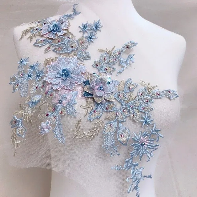 Pearl Embroidery Applique