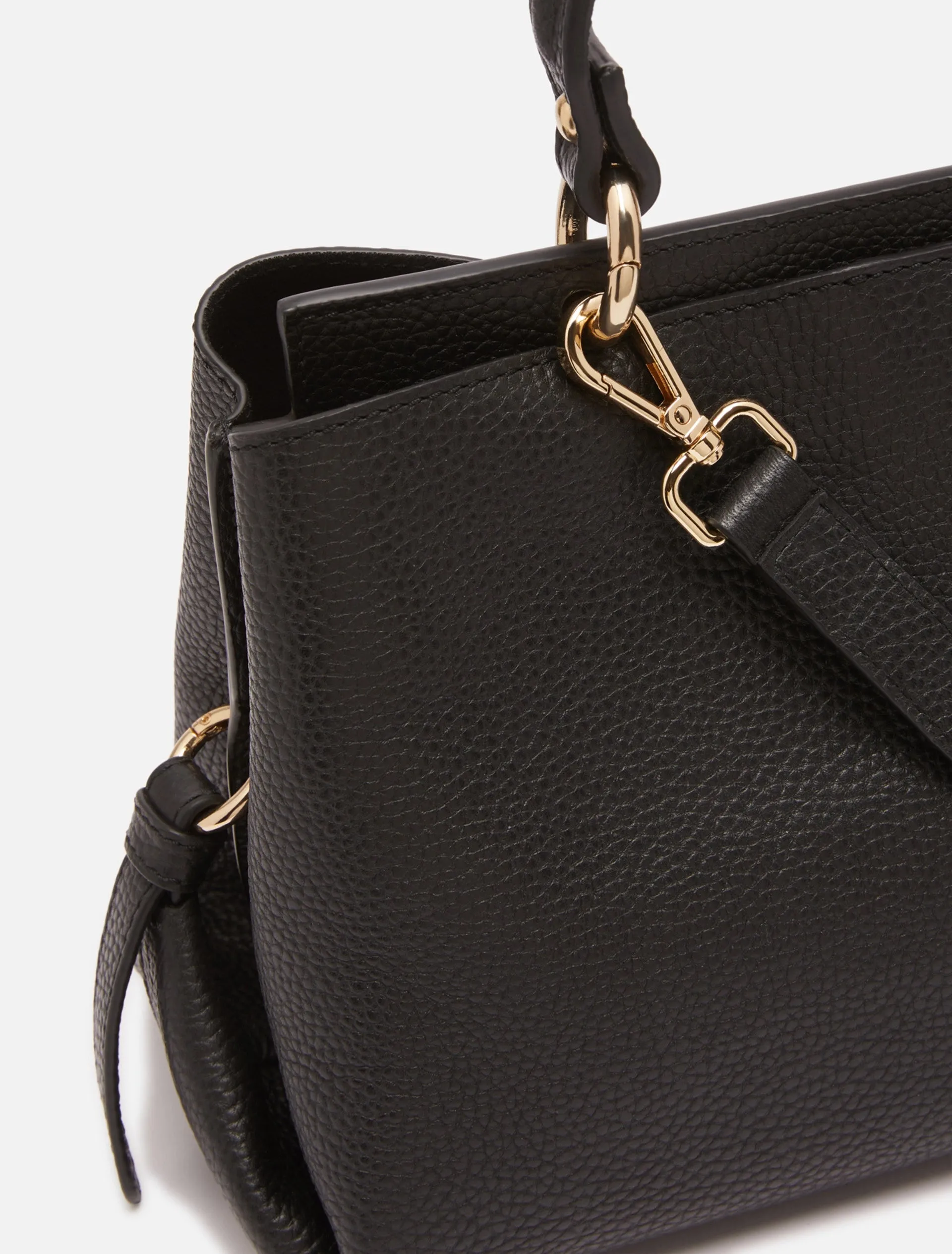 Penny Black Malga Leather Handbag In Black