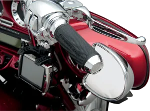 Performance Machine 00635-2028CH Elite Grips - Chrome