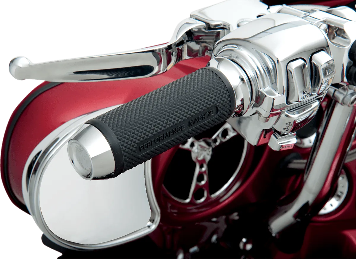Performance Machine 00635-2028CH Elite Grips - Chrome
