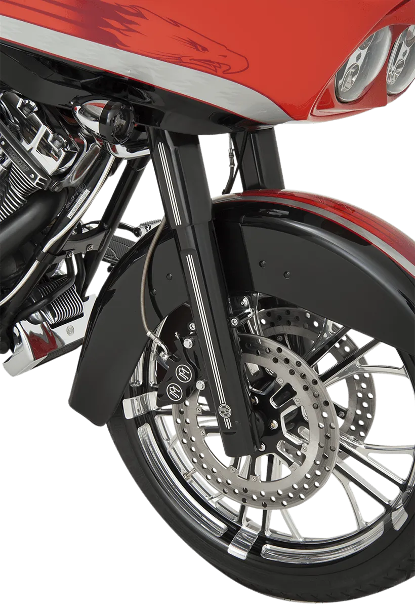 Performance Machine 0208-2056-CH Fork Leg Kit for Stock or Performance Machine Calipers - Dual Disc - Chrome