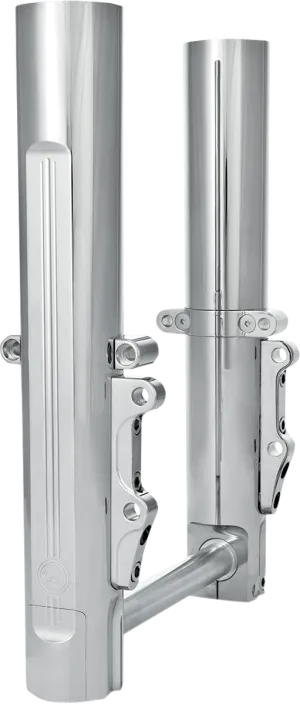Performance Machine 0208-2056-CH Fork Leg Kit for Stock or Performance Machine Calipers - Dual Disc - Chrome