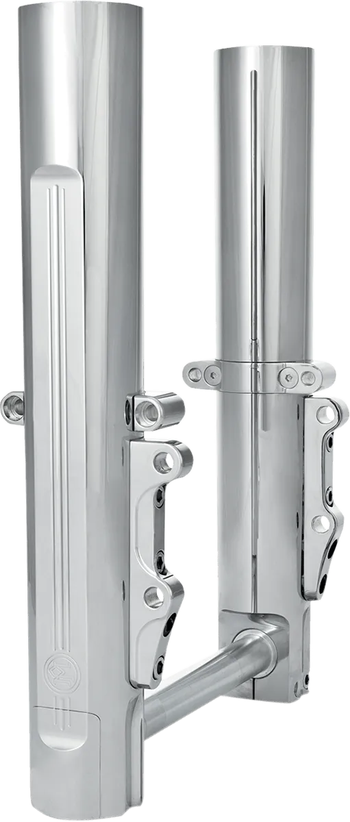 Performance Machine 0208-2056-CH Fork Leg Kit for Stock or Performance Machine Calipers - Dual Disc - Chrome