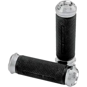Performance Machine Chrome Apex Renthal-Wrapped Grip Set 0063-2043-CH