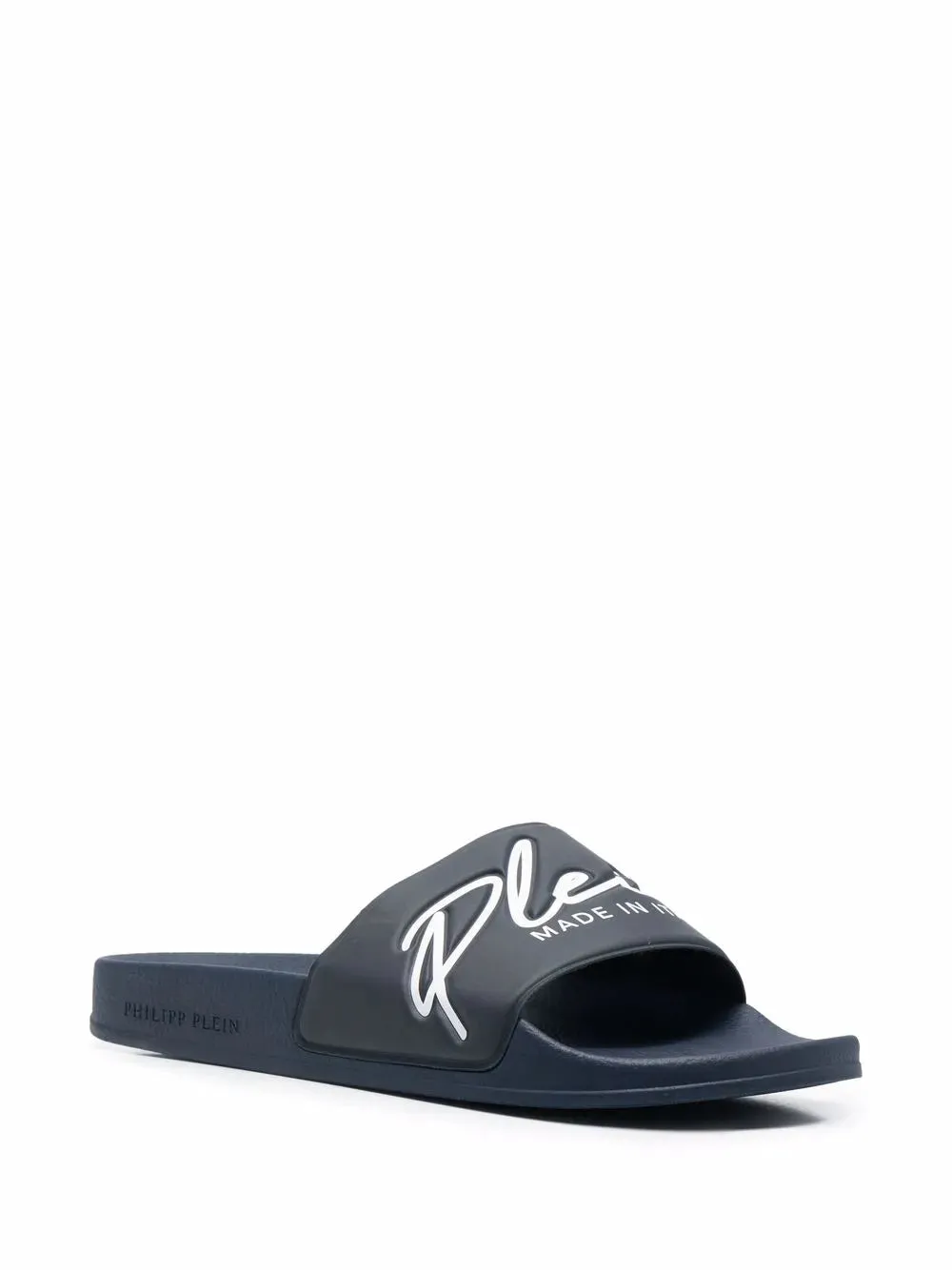 Philipp Plein embossed logo slides