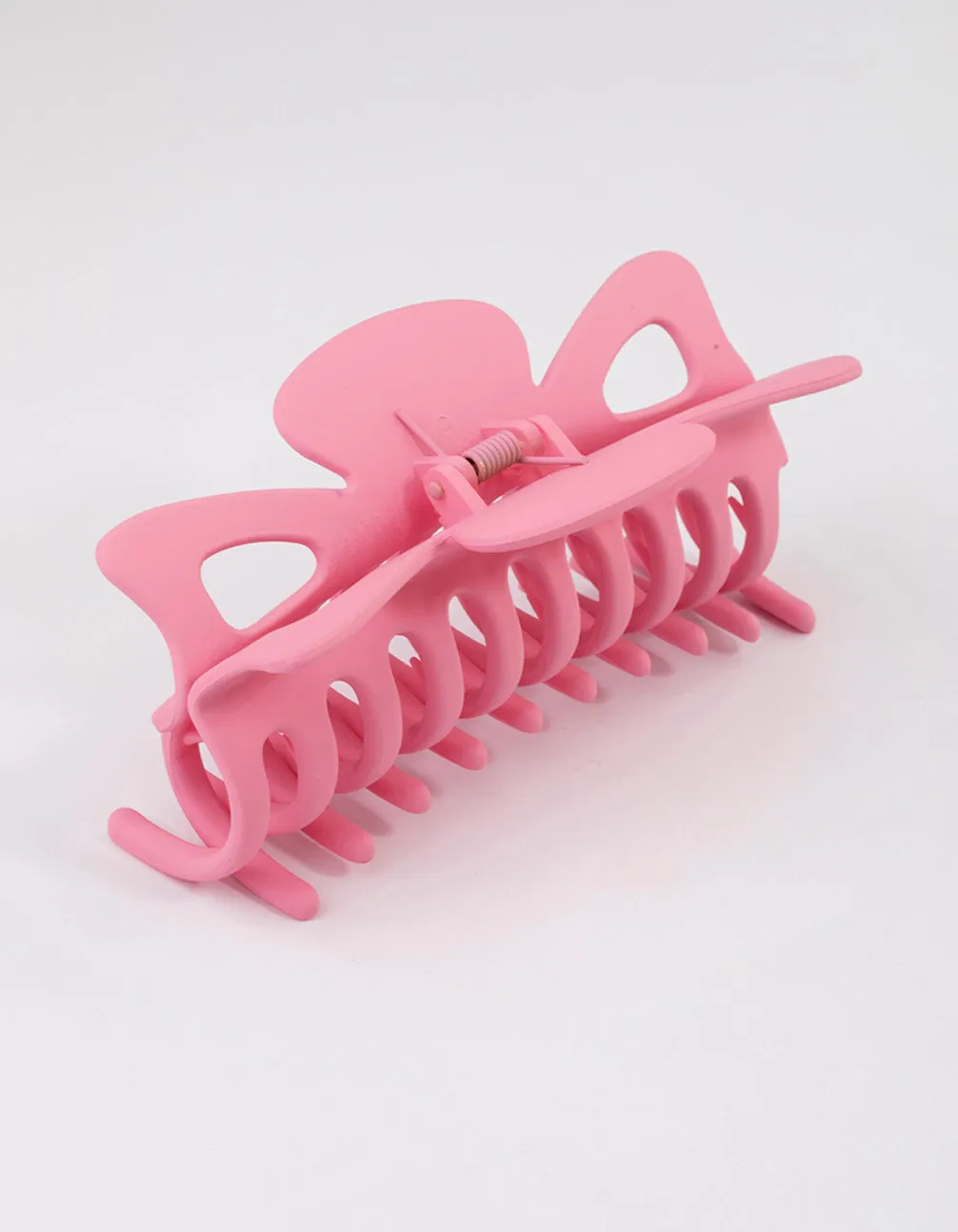 Pink Acrylic Triangular Cut Out Claw Clip