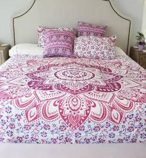 Pink Mandela Duvet Set