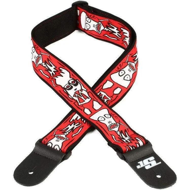 Planet Waves 50JS02 Joe Satriani Guitar Strap - Up in Flames